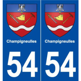 54 Champigneulles blason autocollant plaque stickers ville