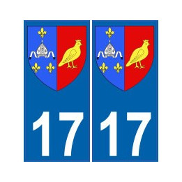 17 Charente-Maritime blason armoiries stickers département