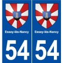 54 Essey-lès-Nancy blason autocollant plaque stickers ville