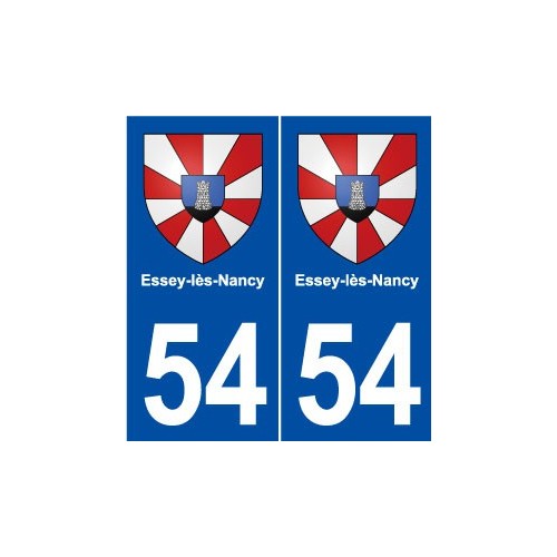 54 Essey-lès-Nancy blason autocollant plaque stickers ville