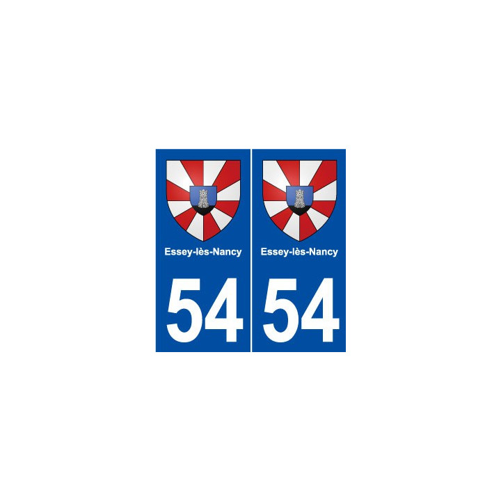 54 Essey-lès-Nancy blason autocollant plaque stickers ville