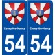 54 Essey-lès-Nancy blason autocollant plaque stickers ville