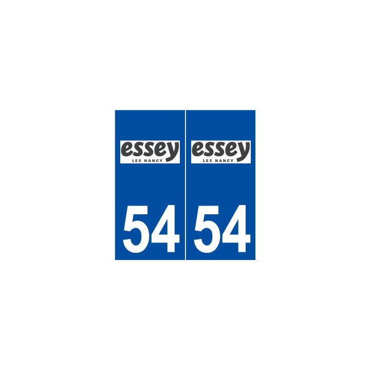 54 Essey-lès-Nancy logo autocollant plaque stickers ville