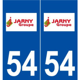 54 Joeuf logo autocollant plaque stickers ville