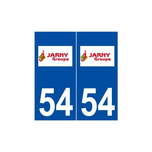 54 Joeuf logo autocollant plaque stickers ville