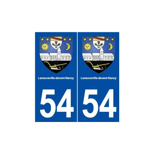 54 Laneuveville-devant-Nancy blason autocollant plaque stickers ville