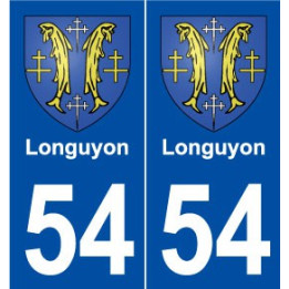 54 Longuyon blason autocollant plaque stickers ville
