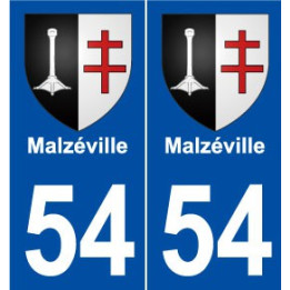 54 Malzéville blason autocollant plaque stickers ville