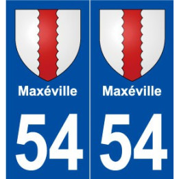54 Maxéville blason autocollant plaque stickers ville