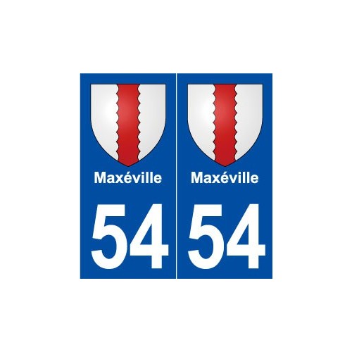 54 Maxéville blason autocollant plaque stickers ville