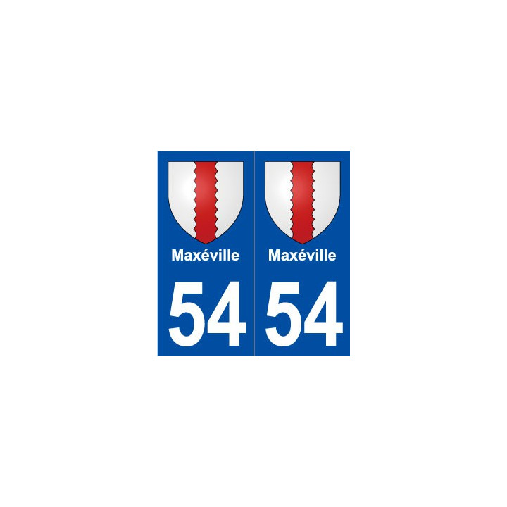 54 Maxéville blason autocollant plaque stickers ville