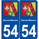 54 Neuves-Maisons blason autocollant plaque stickers ville