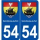 54 Saint-Nicolas-de-Port blason autocollant plaque stickers ville