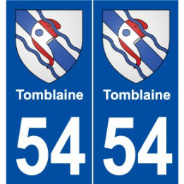 54 Tomblaine blason autocollant plaque stickers ville