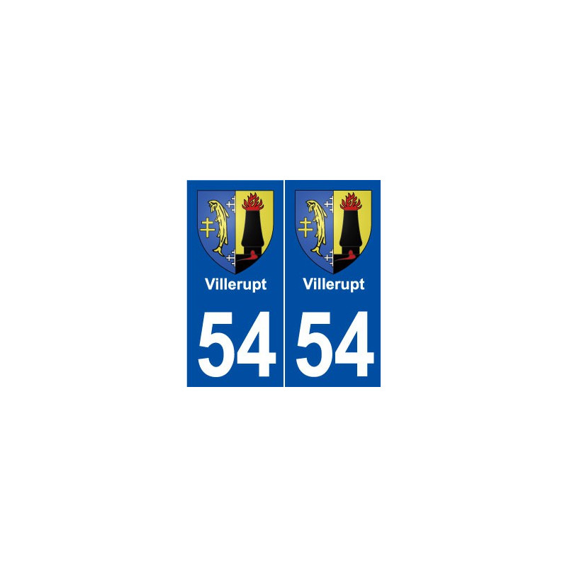 54 Villerupt blason autocollant plaque stickers ville
