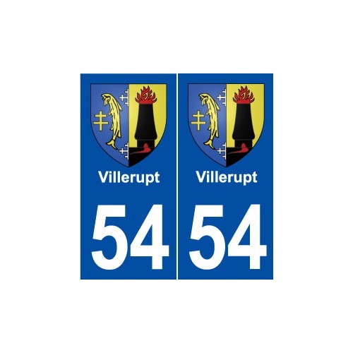 54 Villerupt blason autocollant plaque stickers ville