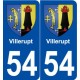 54 Villerupt blason autocollant plaque stickers ville