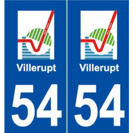 54 Villerupt logo autocollant plaque stickers ville