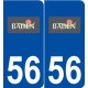 56 Baden logo autocollant plaque stickers ville