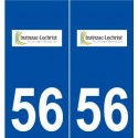 56 Inzinzac-Lochrist logo autocollant plaque stickers ville