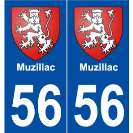 56 Muzillac blason autocollant plaque stickers ville
