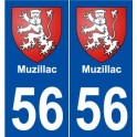 56 Muzillac blason autocollant plaque stickers ville