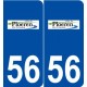 56 Ploeren logo autocollant plaque stickers ville