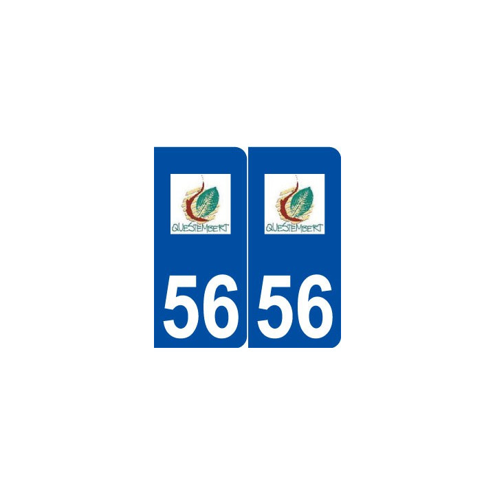 56 Questembert blason autocollant plaque stickers ville