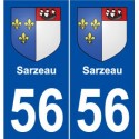 56 Sarzeau blason autocollant plaque stickers ville