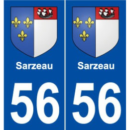 56 Sarzeau blason autocollant plaque stickers ville