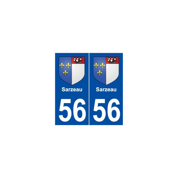 56 Sarzeau blason autocollant plaque stickers ville