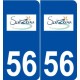 56 Sarzeau logo autocollant plaque stickers ville