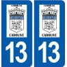 13 Cadolive logo ville autocollant plaque sticker