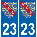 23 Gräbt aufkleber platte wappen wappen sticker-abteilung