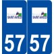 57 Saint-Avold logo autocollant plaque stickers ville