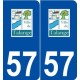 57 Talange logo autocollant plaque stickers ville