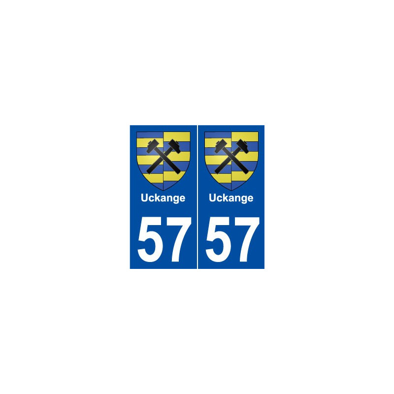57 Uckange blason autocollant plaque stickers ville