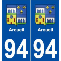94 Arcueil blason autocollant plaque stickers ville