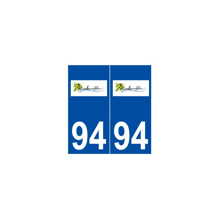 94 Marolles-en-Brie logo autocollant plaque stickers ville