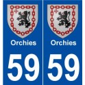 59 Chies wappen aufkleber typenschild aufkleber stadt