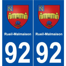92 Rueil-Malmaison blason autocollant plaque stickers ville