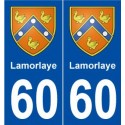 60 Lamorlaye blason autocollant plaque stickers ville
