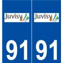 91 Juvisy-sur-Orge logo autocollant plaque stickers ville