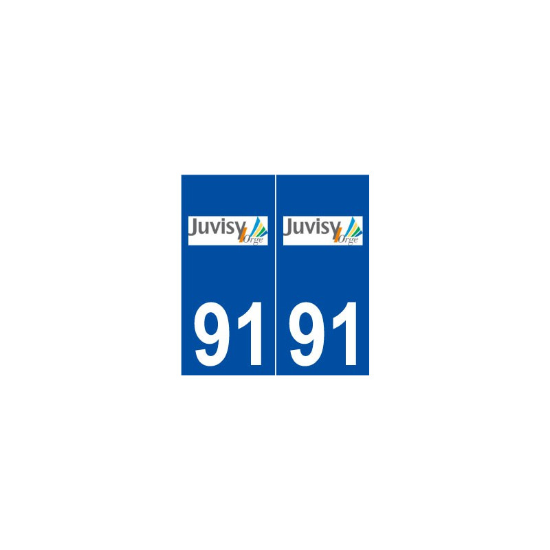 91 Juvisy-sur-Orge logo autocollant plaque stickers ville