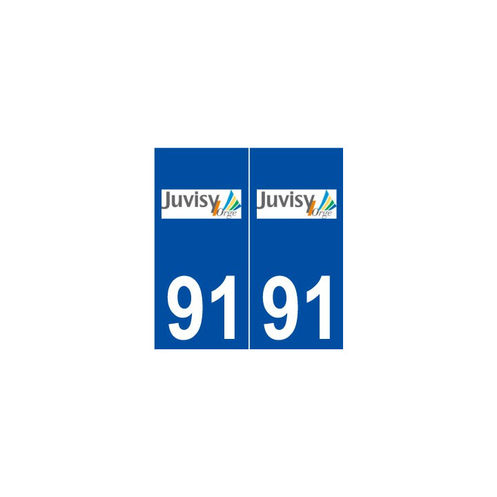 91 Juvisy-sur-Orge logo autocollant plaque stickers ville