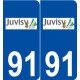 91 Juvisy-sur-Orge logo autocollant plaque stickers ville