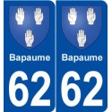 62 Bapaume blason autocollant plaque stickers ville