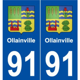 91 Orsay blason autocollant plaque stickers ville