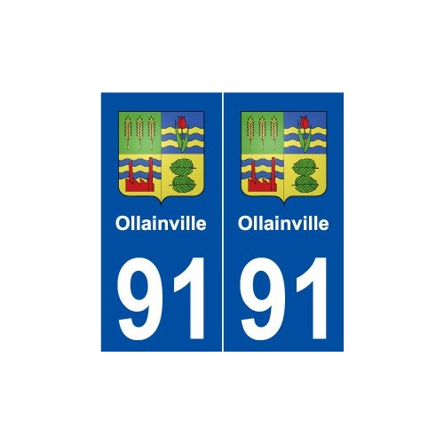 91 Orsay blason autocollant plaque stickers ville