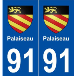 91 Palaiseau blason autocollant plaque stickers ville
